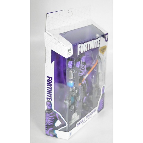 FORTNITE Legendary Series Skull Trooper Purple Glow Action Figure Rare - Picture 8 of 12